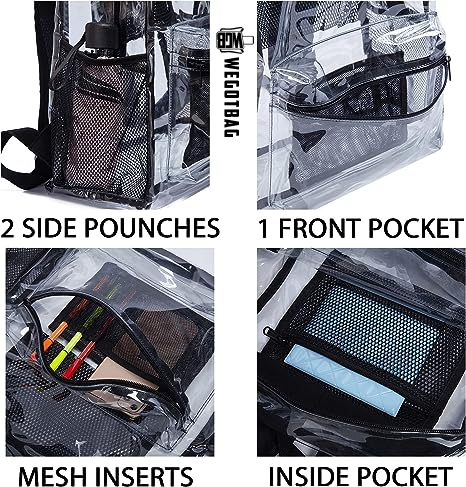 Clear Backpack for School β Transparent, Durable, School-Approved Bag