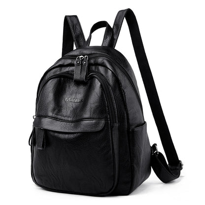 Versatile Simple Fashion Soft Leathe Backpack
